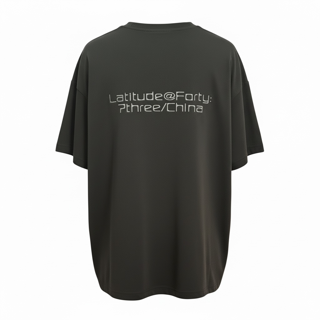 N43017 竹節綿ﾊﾞｯｸﾛｺﾞTｼｬﾂ