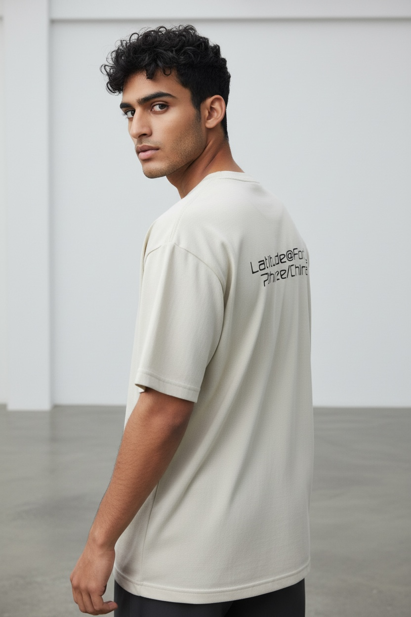 N43017 竹節綿ﾊﾞｯｸﾛｺﾞTｼｬﾂ