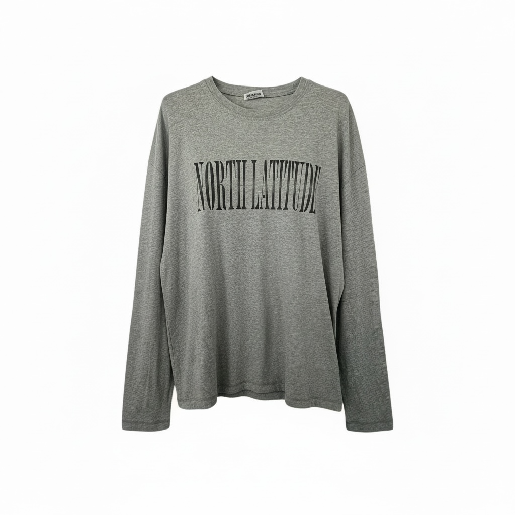 N43010 ﾌﾛﾝﾄﾋﾞｯｸﾞﾛｺﾞﾛﾝｸﾞTｼｬﾂ