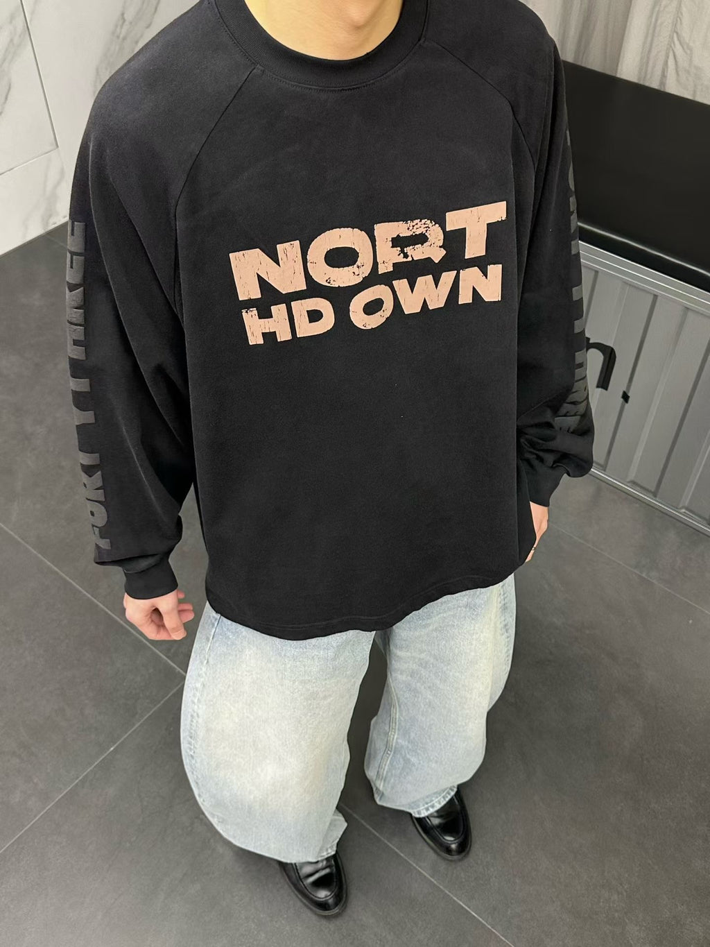 N43009 ﾍﾋﾞｰｳｪｲﾄﾛﾝｸﾞTｼｬﾂ